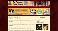 Desktop Screenshot of carolinastudycenter.com