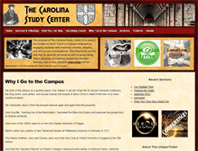 Tablet Screenshot of carolinastudycenter.com